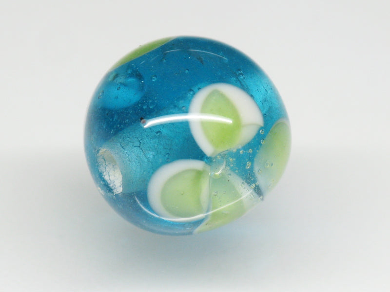 TOKO-BEADS AG006S-09 Glass bead 12mm AG006S-09 フラワービーズ 12mm Asian bead & African bead  Handmade,Lampeork,bead,asia,india,ethnic,parts,accessory,beads とんぼ玉,ビーズ,トンボ玉,アジア,インド,エスニック,手作り,パーツ,アクセサリー