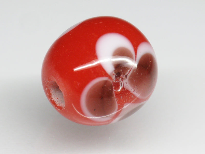 TOKO-BEADS AG006S-11 Glass bead 12mm AG006S-11 フラワービーズ 12mm Asian bead & African bead  Handmade,Lampeork,bead,asia,india,ethnic,parts,accessory,beads とんぼ玉,ビーズ,トンボ玉,アジア,インド,エスニック,手作り,パーツ,アクセサリー