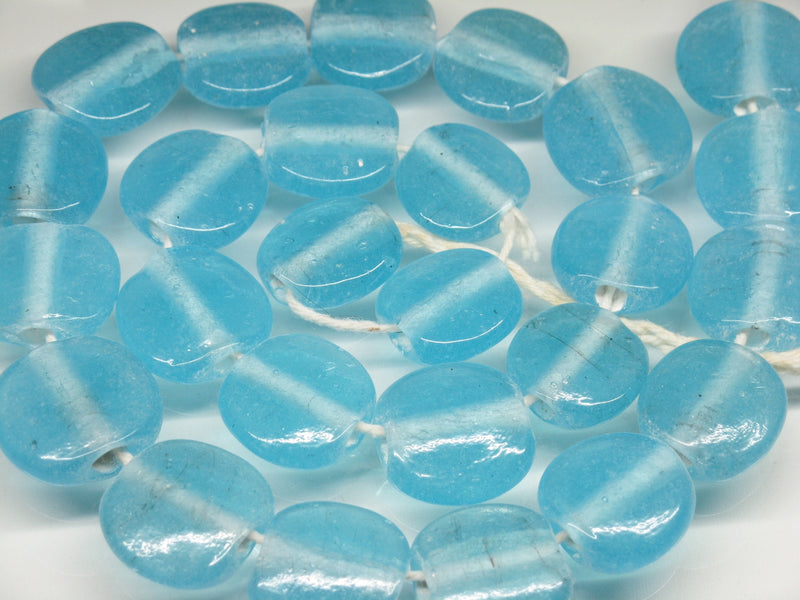 TOKO-BEADS AG008N-03 Glass bead (strand) 17mm AG008N-03 丸型フラットビーズ（連） 17mm Asian bead & African bead  Handmade,Lampeork,bead,asia,india,ethnic,parts,accessory,beads とんぼ玉,ビーズ,トンボ玉,アジア,インド,エスニック,手作り,パーツ,アクセサリー