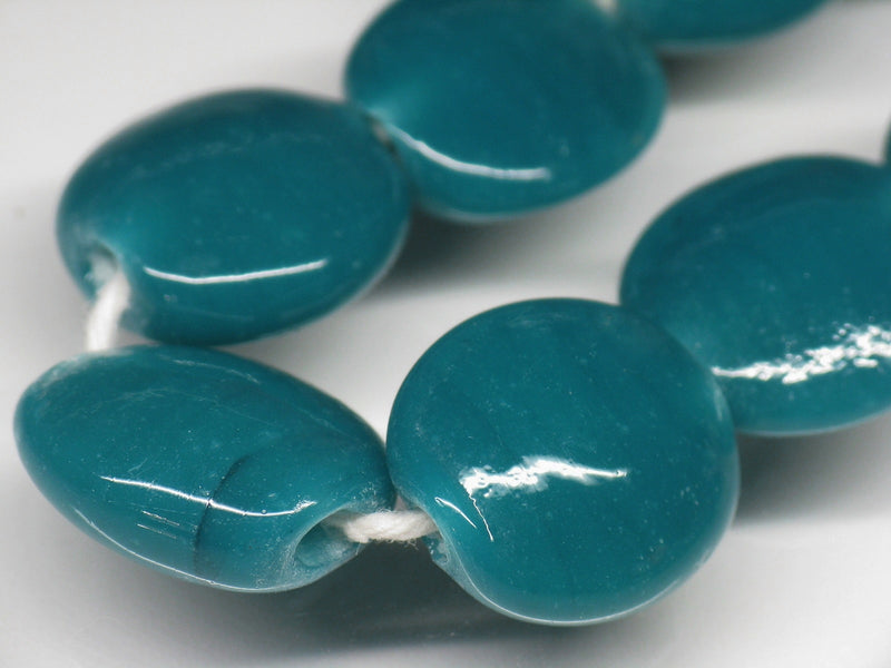 TOKO-BEADS AG008-34N Glass bead (strand) 14~15mm AG008-34N 丸型フラットビーズ（連） 14~15mm Asian bead & African bead  Handmade,Lampeork,bead,asia,india,ethnic,parts,accessory,beads とんぼ玉,ビーズ,トンボ玉,アジア,インド,エスニック,手作り,パーツ,アクセサリー