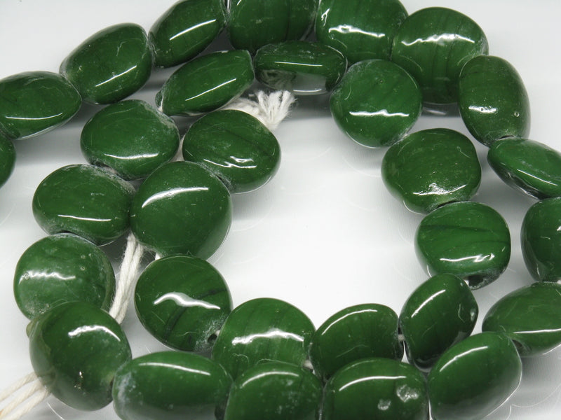 TOKO-BEADS AG008-35N Glass bead (strand) 15~16mm AG008-35N 丸型フラットビーズ（連） 15~16mm Asian bead & African bead  Handmade,Lampeork,bead,asia,india,ethnic,parts,accessory,beads とんぼ玉,ビーズ,トンボ玉,アジア,インド,エスニック,手作り,パーツ,アクセサリー