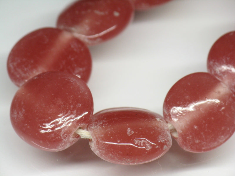 TOKO-BEADS AG008-36N Glass bead (strand) 14~15mm AG008-36N 丸型フラットビーズ（連） 14~15mm Asian bead & African bead  Handmade,Lampeork,bead,asia,india,ethnic,parts,accessory,beads とんぼ玉,ビーズ,トンボ玉,アジア,インド,エスニック,手作り,パーツ,アクセサリー