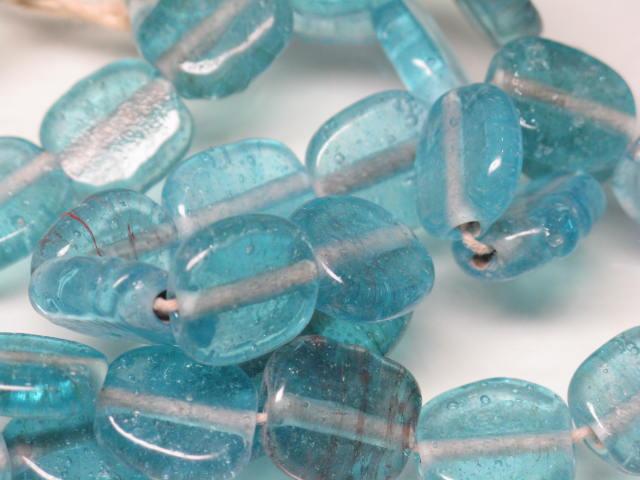 TOKO-BEADS AG008-45N Glass bead (strand) 13~14mm AG008-45N 丸型フラットビーズ（連） 13~14mm Asian bead & African bead  Handmade,Lampeork,bead,asia,india,ethnic,parts,accessory,beads とんぼ玉,ビーズ,トンボ玉,アジア,インド,エスニック,手作り,パーツ,アクセサリー
