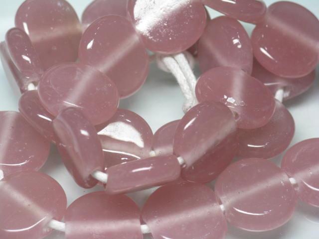 TOKO-BEADS AG008-46N Glass bead 17~19mm AG008-46N 丸型フラットビーズ（連） 17~19mm Asian bead & African bead  Handmade,Lampeork,bead,asia,india,ethnic,parts,accessory,beads とんぼ玉,ビーズ,トンボ玉,アジア,インド,エスニック,手作り,パーツ,アクセサリー