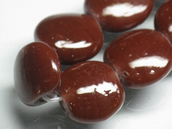 TOKO-BEADS AG008-53N Glass bead 15~17mm AG008-53N 丸型フラットビーズ 15~17mm Asian bead & African bead  Handmade,Lampeork,bead,asia,india,ethnic,parts,accessory,beads とんぼ玉,ビーズ,トンボ玉,アジア,インド,エスニック,手作り,パーツ,アクセサリー