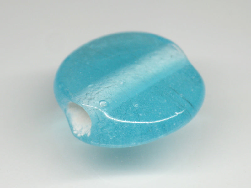 TOKO-BEADS AG008S-03 Glass bead 17mm AG008S-03 丸型フラットビーズ 17mm Asian bead & African bead  Handmade,Lampeork,bead,asia,india,ethnic,parts,accessory,beads とんぼ玉,ビーズ,トンボ玉,アジア,インド,エスニック,手作り,パーツ,アクセサリー