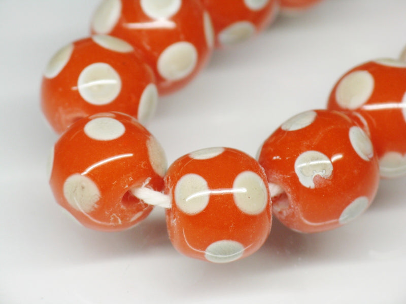 TOKO-BEADS AG009N-41 Glass bead (strand) 11mm AG009N-41 とんぼ玉（連） 11mm Asian bead & African bead  Handmade,Lampeork,bead,asia,india,ethnic,parts,accessory,beads とんぼ玉,ビーズ,トンボ玉,アジア,インド,エスニック,手作り,パーツ,アクセサリー