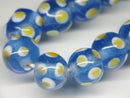 TOKO-BEADS AG009-43N Glass bead (strand) 11~12mm AG009-43N とんぼ玉（連） 11~12mm Asian bead & African bead  Handmade,Lampeork,bead,asia,india,ethnic,parts,accessory,beads とんぼ玉,ビーズ,トンボ玉,アジア,インド,エスニック,手作り,パーツ,アクセサリー