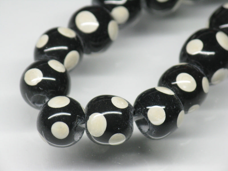 TOKO-BEADS AG009N-72 Glass bead (strand) 8~9mm AG009N-72 とんぼ玉（連） 8~9mm Asian bead & African bead  Handmade,Lampeork,bead,asia,india,ethnic,parts,accessory,beads とんぼ玉,ビーズ,トンボ玉,アジア,インド,エスニック,手作り,パーツ,アクセサリー