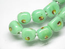 TOKO-BEADS AG010-06N Glass bead (strand) 8.5~9mm AG010-06N 三角とんぼ玉（連） 8.5~9mm Asian bead & African bead  Handmade,Lampeork,bead,asia,india,ethnic,parts,accessory,beads とんぼ玉,ビーズ,トンボ玉,アジア,インド,エスニック,手作り,パーツ,アクセサリー
