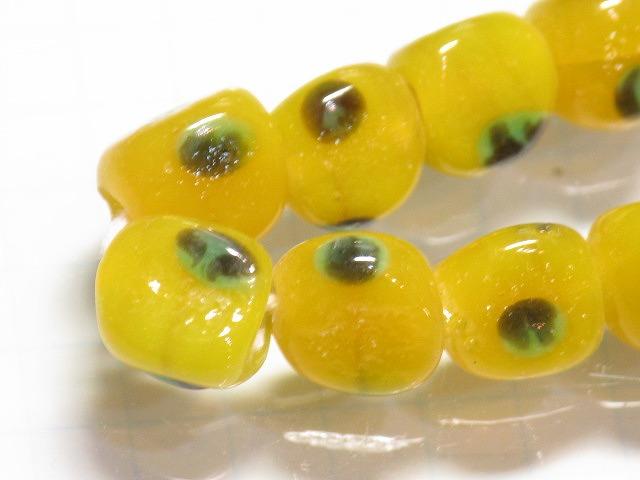 TOKO-BEADS AG010N-14 Glass bead (strand) 7~8mm AG010N-14 三角とんぼ玉（連） 7~8mm Asian bead & African bead  Handmade,Lampeork,bead,asia,india,ethnic,parts,accessory,beads とんぼ玉,ビーズ,トンボ玉,アジア,インド,エスニック,手作り,パーツ,アクセサリー