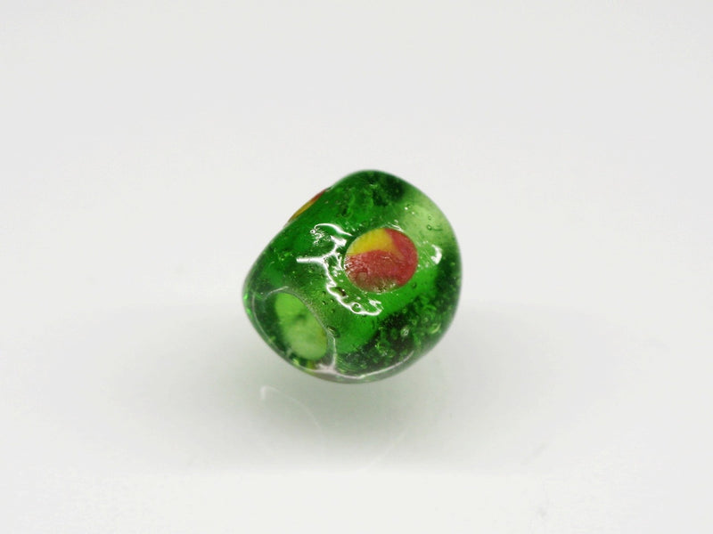 TOKO-BEADS AG010-27S Glass bead 7~8mm AG010-27S 三角とんぼ玉 7~8mm Asian bead & African bead  Handmade,Lampeork,bead,asia,india,ethnic,parts,accessory,beads とんぼ玉,ビーズ,トンボ玉,アジア,インド,エスニック,手作り,パーツ,アクセサリー