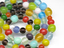 TOKO-BEADS AG015-43 Glass bead (strand) 6~9mm AG015-43 ガラスビーズ（連） 6~9mm Asian bead & African bead  Handmade,Lampeork,bead,asia,india,ethnic,parts,accessory,beads とんぼ玉,ビーズ,トンボ玉,アジア,インド,エスニック,手作り,パーツ,アクセサリー
