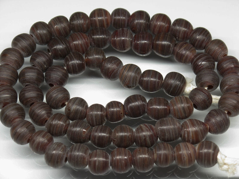 | TOKO-BEADS |AG015N-18 ガラスビーズ（連） 7.5~8mmとんぼ玉,ビーズ,トンボ玉,アジア,インド,エスニック,手作り,パーツ,アクセサリー