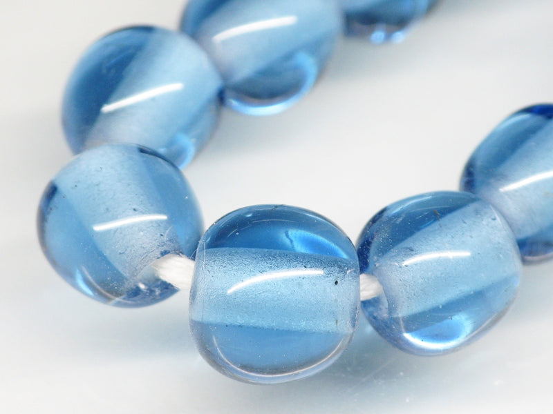 TOKO-BEADS AG015N-48 Glass bead (strand) 7.5~9mm AG015N-48 ガラスビーズ（連） 7.5~9mm Asian bead & African bead  Handmade,Lampeork,bead,asia,india,ethnic,parts,accessory,beads とんぼ玉,ビーズ,トンボ玉,アジア,インド,エスニック,手作り,パーツ,アクセサリー