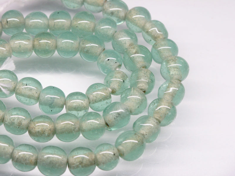 | TOKO-BEADS |AG015N-50 ガラスビーズ（連） 7~7.5mmとんぼ玉,ビーズ,トンボ玉,アジア,インド,エスニック,手作り,パーツ,アクセサリー