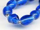 TOKO-BEADS AG015-53N Glass bead (Strand) 7~8mm AG015-53N ガラスビーズ（連） 7~8mm Asian bead & African bead  Handmade,Lampeork,bead,asia,india,ethnic,parts,accessory,beads とんぼ玉,ビーズ,トンボ玉,アジア,インド,エスニック,手作り,パーツ,アクセサリー