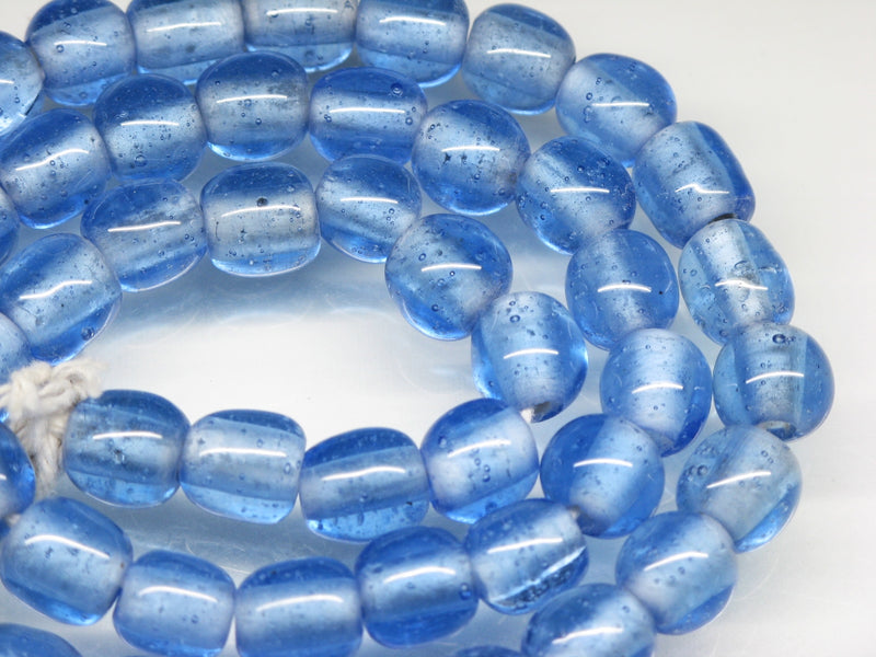 | TOKO-BEADS |AG015N-55 ガラスビーズ（連） 7.5~8.5mmとんぼ玉,ビーズ,トンボ玉,アジア,インド,エスニック,手作り,パーツ,アクセサリー