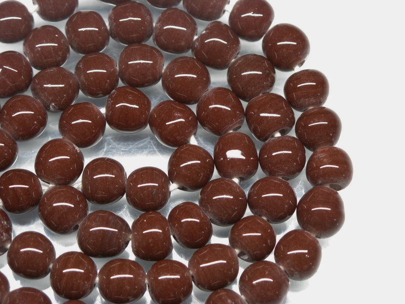 TOKO-BEADS AG015-63N Glass bead (Strand) 7.5~8mm AG015-63N ガラスビーズ（連） 7.5~8mm Asian bead & African bead  Handmade,Lampeork,bead,asia,india,ethnic,parts,accessory,beads とんぼ玉,ビーズ,トンボ玉,アジア,インド,エスニック,手作り,パーツ,アクセサリー