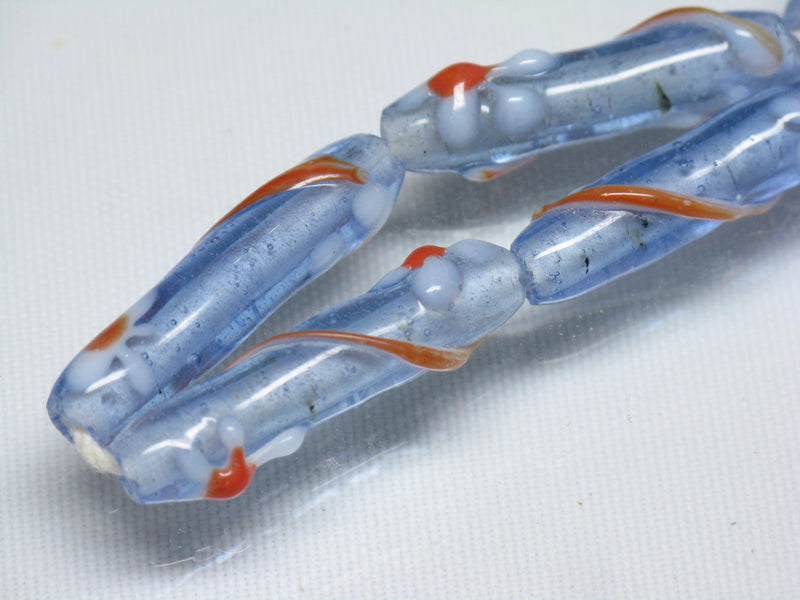 TOKO-BEADS AG017-32N Glass bead (strand) 7mm AG017-32N フラワービーズ（連） 7mm Asian bead & African bead  Handmade,Lampeork,bead,asia,india,ethnic,parts,accessory,beads とんぼ玉,ビーズ,トンボ玉,アジア,インド,エスニック,手作り,パーツ,アクセサリー