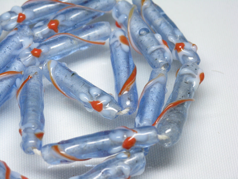 TOKO-BEADS AG017-32N Glass bead (strand) 7mm AG017-32N フラワービーズ（連） 7mm Asian bead & African bead  Handmade,Lampeork,bead,asia,india,ethnic,parts,accessory,beads とんぼ玉,ビーズ,トンボ玉,アジア,インド,エスニック,手作り,パーツ,アクセサリー