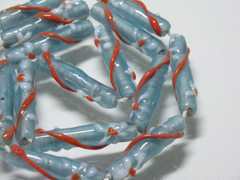 TOKO-BEADS AG017-33N Glass bead (strand) 7mm AG017-33N フラワービーズ（連） 7mm Asian bead & African bead  Handmade,Lampeork,bead,asia,india,ethnic,parts,accessory,beads とんぼ玉,ビーズ,トンボ玉,アジア,インド,エスニック,手作り,パーツ,アクセサリー