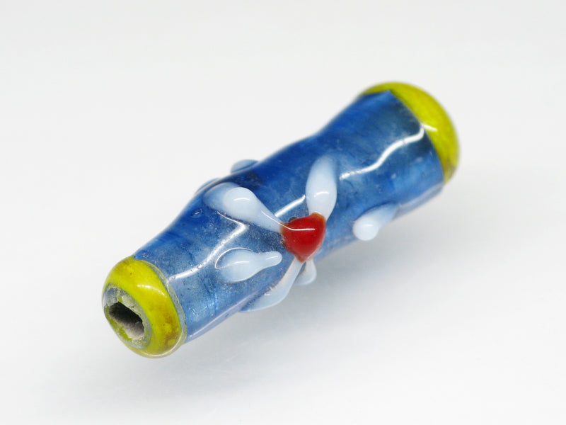 TOKO-BEADS AG017S-03 Glass bead 8mm AG017S-03 フラワービーズ 8mm Asian bead & African bead  Handmade,Lampeork,bead,asia,india,ethnic,parts,accessory,beads とんぼ玉,ビーズ,トンボ玉,アジア,インド,エスニック,手作り,パーツ,アクセサリー