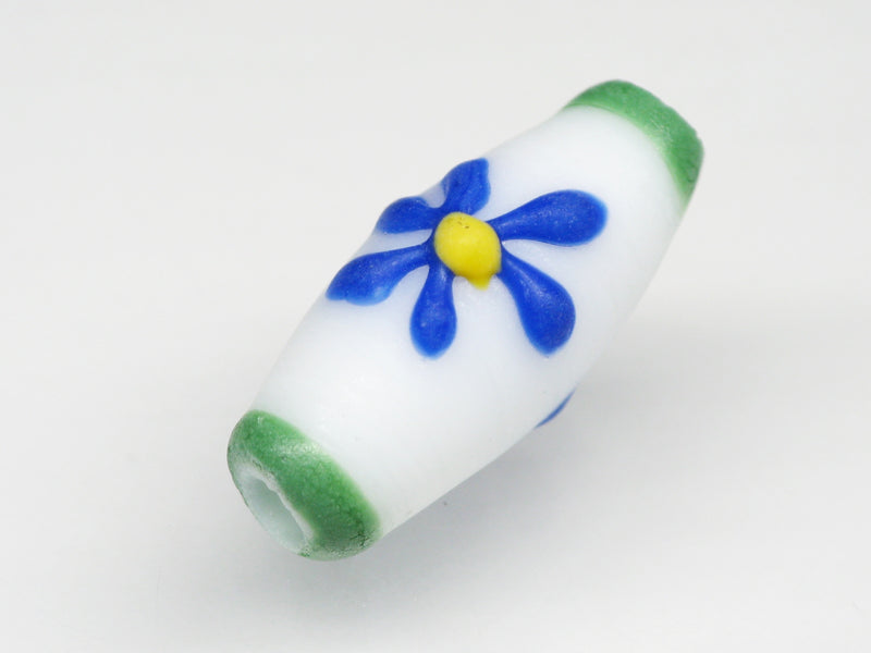 TOKO-BEADS AG017S-14 Glass bead 10mm AG017S-14 フラワービーズ 10mm Asian bead & African bead  Handmade,Lampeork,bead,asia,india,ethnic,parts,accessory,beads とんぼ玉,ビーズ,トンボ玉,アジア,インド,エスニック,手作り,パーツ,アクセサリー