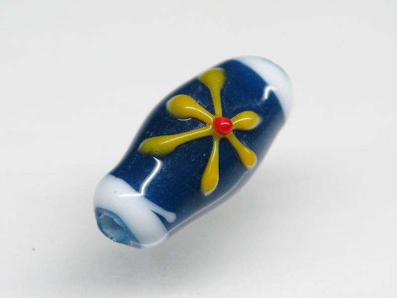 TOKO-BEADS AG017S-17 Glass bead 10mm AG017S-17 フラワービーズ 10mm Asian bead & African bead  Handmade,Lampeork,bead,asia,india,ethnic,parts,accessory,beads とんぼ玉,ビーズ,トンボ玉,アジア,インド,エスニック,手作り,パーツ,アクセサリー