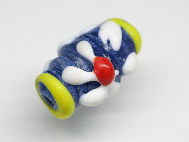 TOKO-BEADS AG017S-18 Glass bead 11~12mm AG017S-18 フラワービーズ 11~12mm Asian bead & African bead  Handmade,Lampeork,bead,asia,india,ethnic,parts,accessory,beads とんぼ玉,ビーズ,トンボ玉,アジア,インド,エスニック,手作り,パーツ,アクセサリー