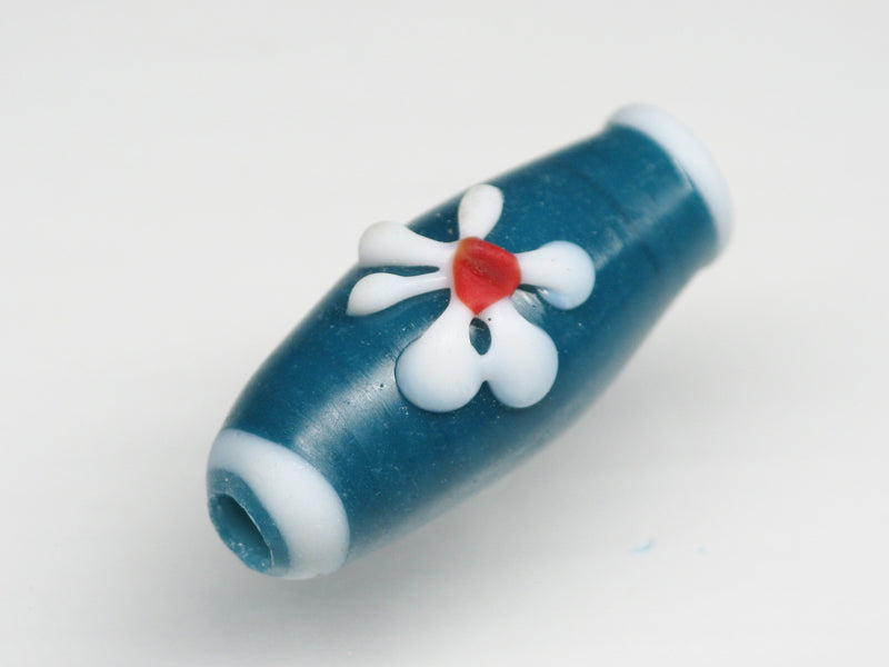 TOKO-BEADS AG017S-19 Glass bead 10mm AG017S-19 フラワービーズ 10mm Asian bead & African bead  Handmade,Lampeork,bead,asia,india,ethnic,parts,accessory,beads とんぼ玉,ビーズ,トンボ玉,アジア,インド,エスニック,手作り,パーツ,アクセサリー