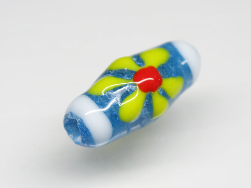 TOKO-BEADS AG017S-20 Glass bead 10mm AG017S-20 フラワービーズ 10mm Asian bead & African bead  Handmade,Lampeork,bead,asia,india,ethnic,parts,accessory,beads とんぼ玉,ビーズ,トンボ玉,アジア,インド,エスニック,手作り,パーツ,アクセサリー