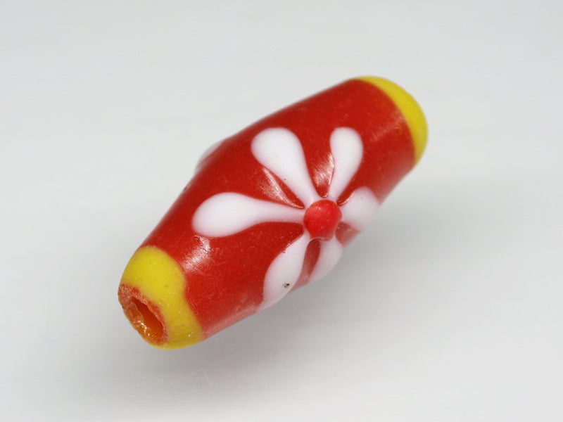 TOKO-BEADS AG017S-25 Glass bead 10~11mm AG017S-25 フラワービーズ 10~11mm Asian bead & African bead  Handmade,Lampeork,bead,asia,india,ethnic,parts,accessory,beads とんぼ玉,ビーズ,トンボ玉,アジア,インド,エスニック,手作り,パーツ,アクセサリー