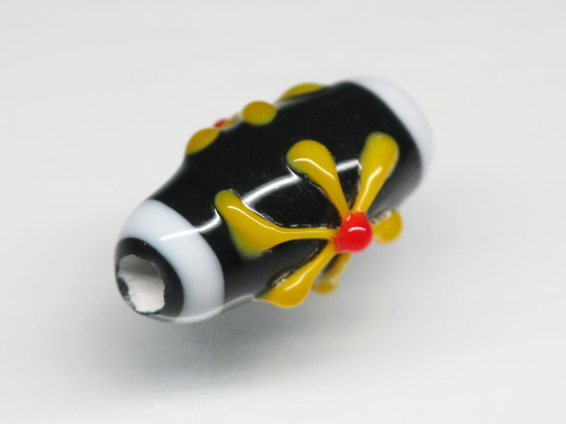 TOKO-BEADS AG017S-26 Glass bead 10~11mm AG017S-26 フラワービーズ 10~11mm Asian bead & African bead  Handmade,Lampeork,bead,asia,india,ethnic,parts,accessory,beads とんぼ玉,ビーズ,トンボ玉,アジア,インド,エスニック,手作り,パーツ,アクセサリー
