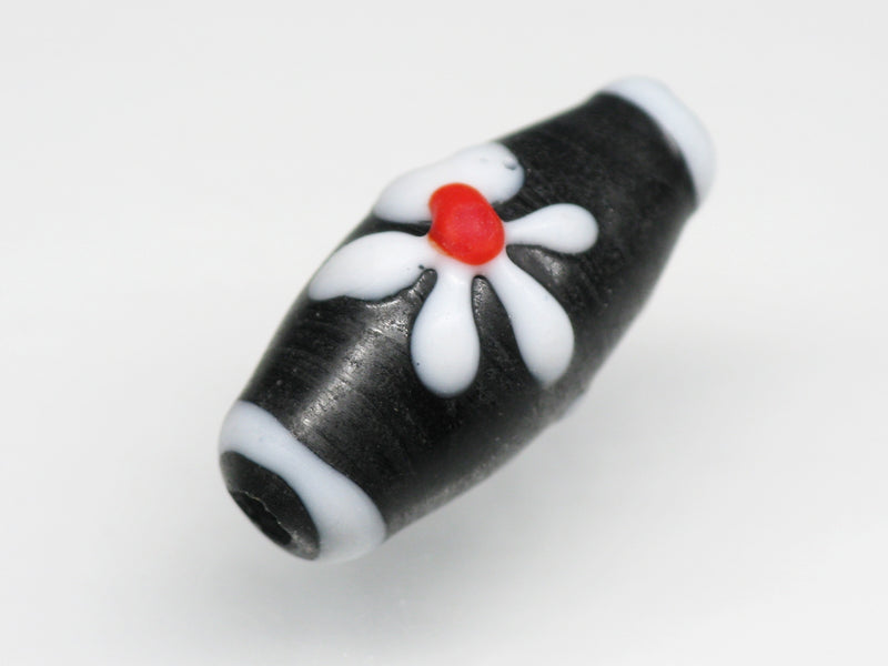 TOKO-BEADS AG017S-27 Glass bead 9~10mm AG017S-27 フラワービーズ 9~10mm Asian bead & African bead  Handmade,Lampeork,bead,asia,india,ethnic,parts,accessory,beads とんぼ玉,ビーズ,トンボ玉,アジア,インド,エスニック,手作り,パーツ,アクセサリー
