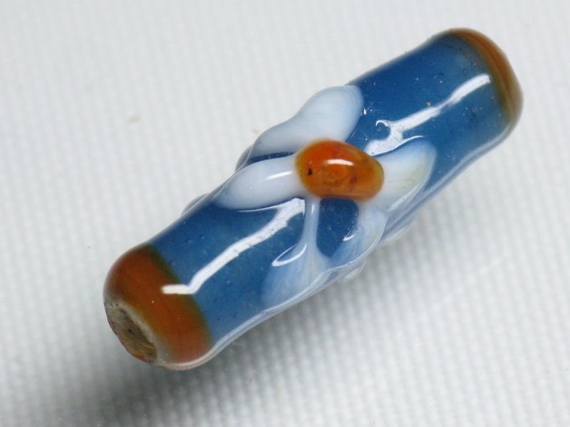 TOKO-BEADS AG017-36S Glass bead 8~9mm AG017-36S フラワービーズ 8~9mm Asian bead & African bead  Handmade,Lampeork,bead,asia,india,ethnic,parts,accessory,beads とんぼ玉,ビーズ,トンボ玉,アジア,インド,エスニック,手作り,パーツ,アクセサリー