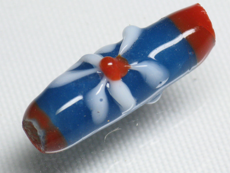 TOKO-BEADS AG017-37S Glass bead 7~8mm AG017-37S フラワービーズ 7~8mm Asian bead & African bead  Handmade,Lampeork,bead,asia,india,ethnic,parts,accessory,beads とんぼ玉,ビーズ,トンボ玉,アジア,インド,エスニック,手作り,パーツ,アクセサリー