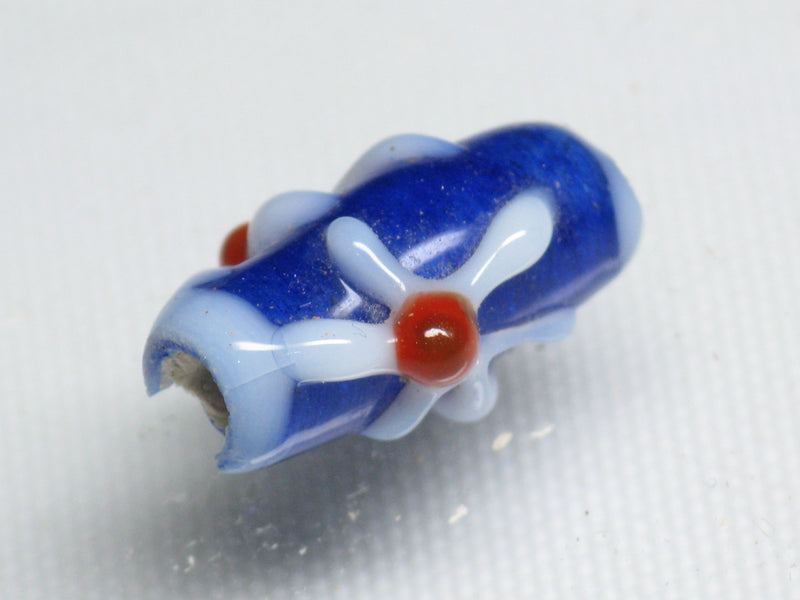 TOKO-BEADS AG017-41S Glass bead 8~9mm AG017-41S フラワービーズ 8~9mm Asian bead & African bead  Handmade,Lampeork,bead,asia,india,ethnic,parts,accessory,beads とんぼ玉,ビーズ,トンボ玉,アジア,インド,エスニック,手作り,パーツ,アクセサリー