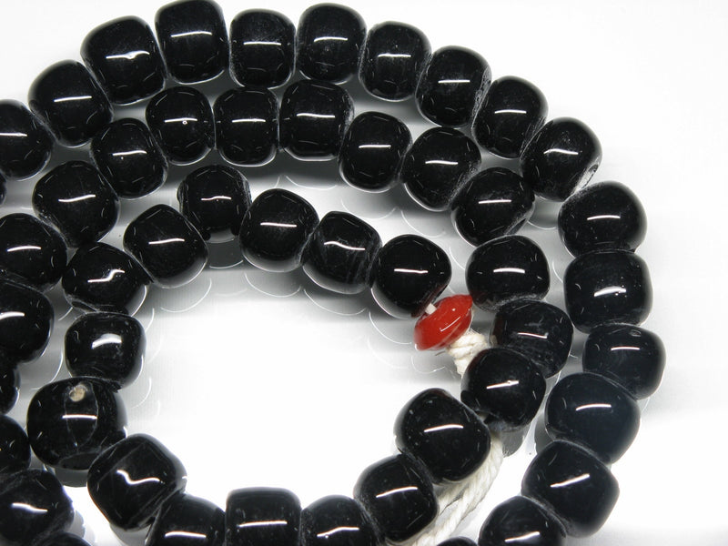 | TOKO-BEADS |AG018N-06 ガラスビーズ（連） 10~11mmとんぼ玉,ビーズ,トンボ玉,アジア,インド,エスニック,手作り,パーツ,アクセサリー