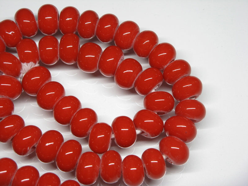 | TOKO-BEADS |AG018N-08 ガラスビーズ（連） 12~13mmとんぼ玉,ビーズ,トンボ玉,アジア,インド,エスニック,手作り,パーツ,アクセサリー