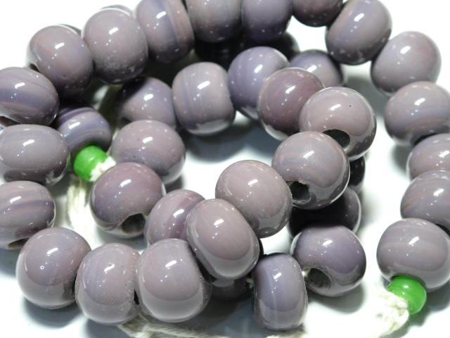 | TOKO-BEADS |AG018N-11 ガラスビーズ（連） 11.5~14mmとんぼ玉,ビーズ,トンボ玉,アジア,インド,エスニック,手作り,パーツ,アクセサリー