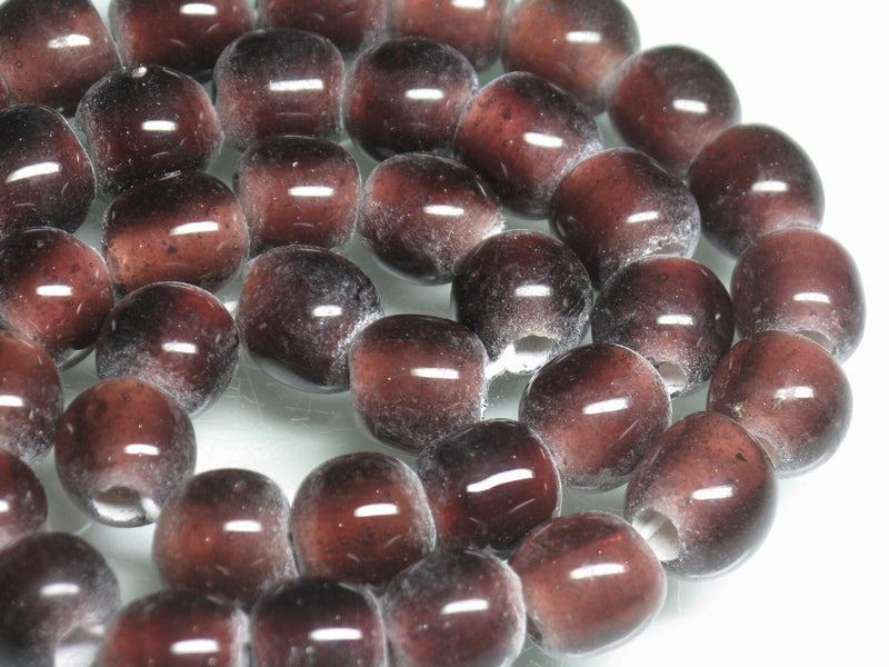 | TOKO-BEADS |AG018N-15 ガラスビーズ（連） 10mmとんぼ玉,ビーズ,トンボ玉,アジア,インド,エスニック,手作り,パーツ,アクセサリー