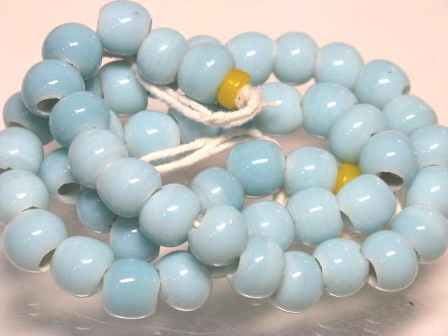 | TOKO-BEADS |AG018N-18 ガラスビーズ（連） 10mmとんぼ玉,ビーズ,トンボ玉,アジア,インド,エスニック,手作り,パーツ,アクセサリー