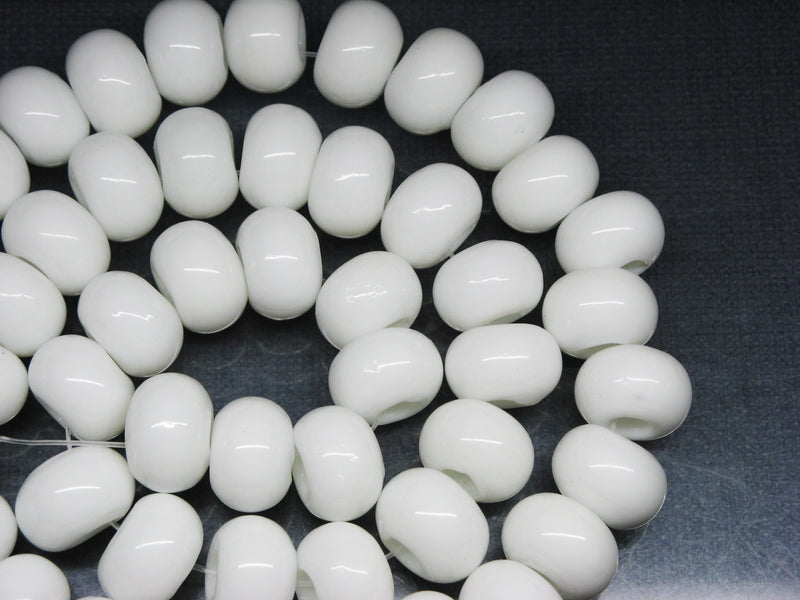 TOKO-BEADS AG020N-08 Glass bead (strand) 14mm AG020N-08 リング型ビーズ（連） 14mm Asian bead & African bead  Handmade,Lampeork,bead,asia,india,ethnic,parts,accessory,beads とんぼ玉,ビーズ,トンボ玉,アジア,インド,エスニック,手作り,パーツ,アクセサリー