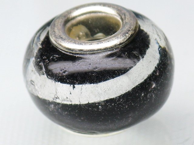 TOKO-BEADS AG021-45 Pandora bead 14.5mm AG021-45 ガラスビーズ（メタル付） 14.5mm Asian bead & African bead  Handmade,Lampeork,bead,asia,india,ethnic,parts,accessory,beads とんぼ玉,ビーズ,トンボ玉,アジア,インド,エスニック,手作り,パーツ,アクセサリー