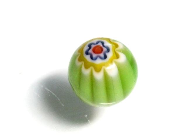 TOKO-BEADS AG023-15 Millefiori bead 8mm AG023-15 ミルフィオリビーズ 8mm Asian bead & African bead  Handmade,Lampeork,bead,asia,india,ethnic,parts,accessory,beads とんぼ玉,ビーズ,トンボ玉,アジア,インド,エスニック,手作り,パーツ,アクセサリー