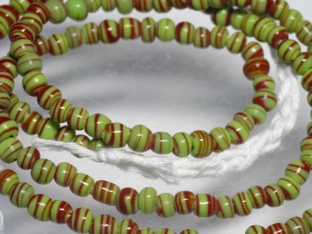 | TOKO-BEADS |AG024N-22 極小とんぼ玉（連） 4mmとんぼ玉,ビーズ,トンボ玉,アジア,インド,エスニック,手作り,パーツ,アクセサリー