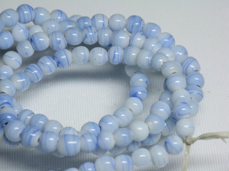 TOKO-BEADS AG024-27N Glass bead (strand) 4~6mm AG024-27N 極小とんぼ玉（連） 4~6mm Asian bead & African bead  Handmade,Lampeork,bead,asia,india,ethnic,parts,accessory,beads とんぼ玉,ビーズ,トンボ玉,アジア,インド,エスニック,手作り,パーツ,アクセサリー
