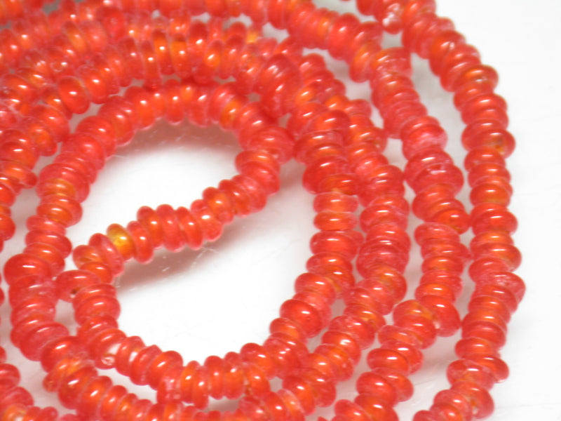 | TOKO-BEADS |AG025N-55 極小リングシードビーズ（連） 3mmとんぼ玉,ビーズ,トンボ玉,アジア,インド,エスニック,手作り,パーツ,アクセサリー