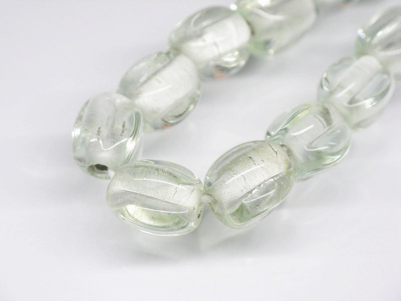 TOKO-BEADS AG026N-21 Glass bead (50pcs/strand) 8mm AG026N-21 ナツメ型ビーズ（50個/連） 8mm Asian bead & African bead  Handmade,Lampeork,bead,asia,india,ethnic,parts,accessory,beads とんぼ玉,ビーズ,トンボ玉,アジア,インド,エスニック,手作り,パーツ,アクセサリー